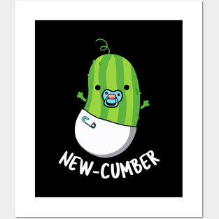 New-cumber Funny Veggie Cucumber Pun Posters and Art